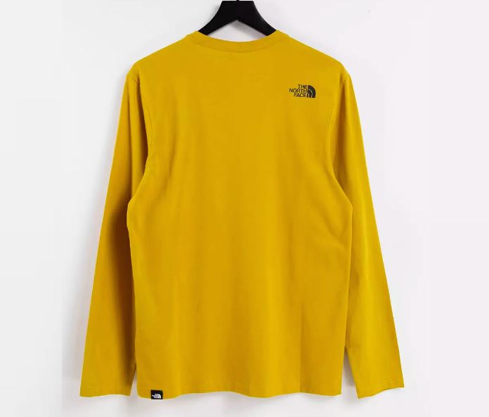 The North Face Long Sleeve Yellow T-shirt Size M (New)