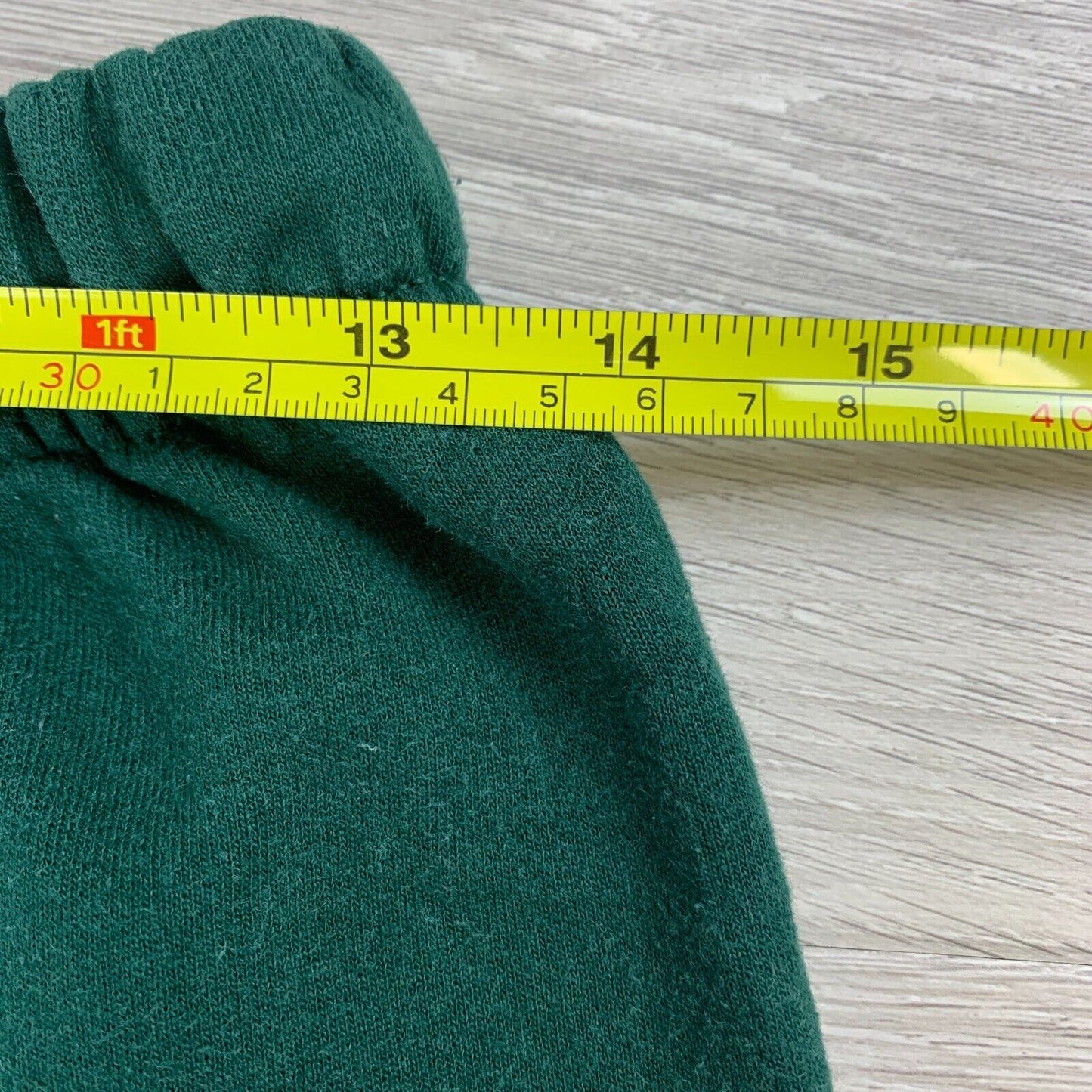 Vintage Jerzees Montville Mens Green Jogger Pants Size Small