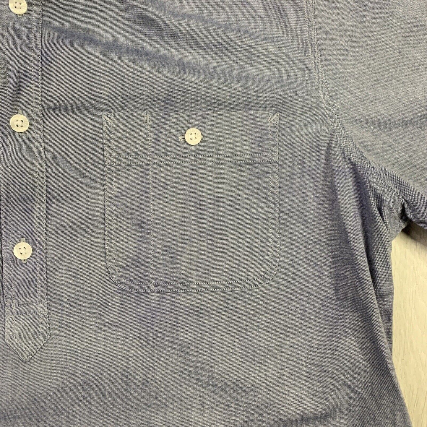 R.M Williams Mens Blue Collared Shirt Size Large