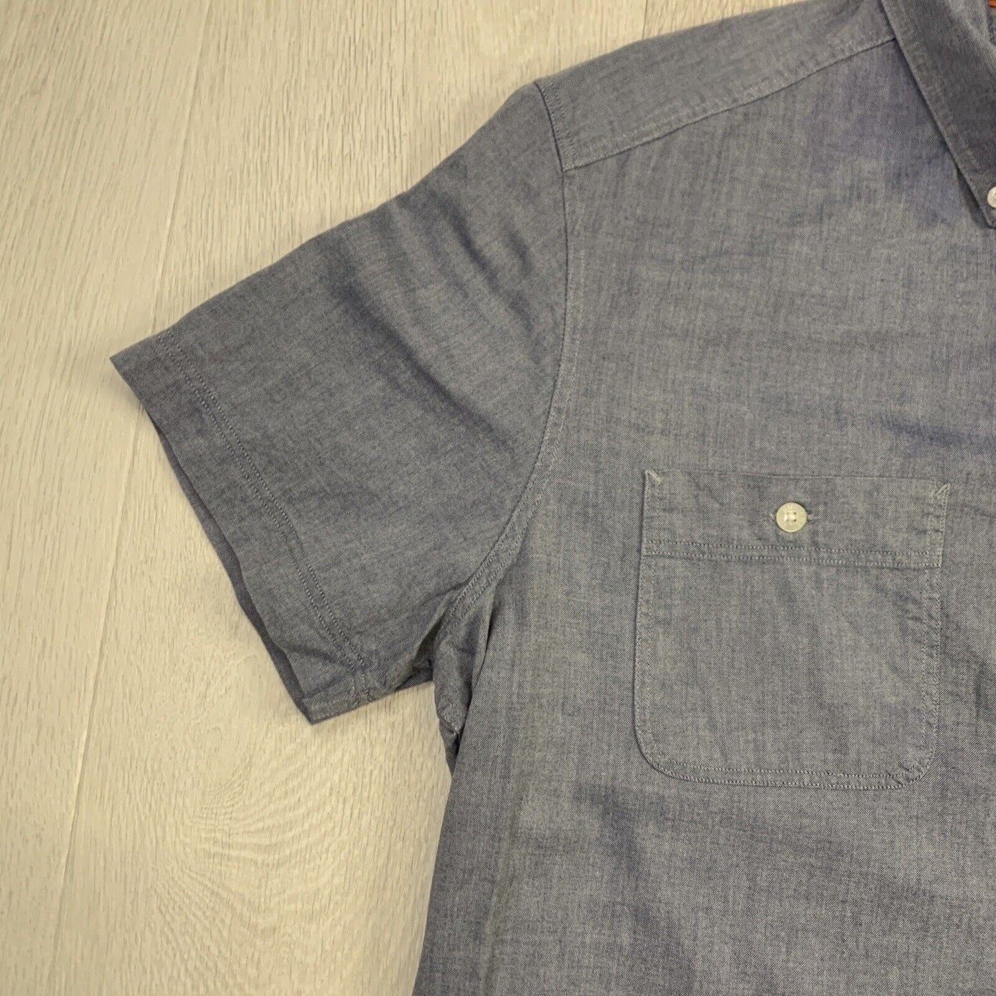 R.M Williams Mens Blue Collared Shirt Size Large