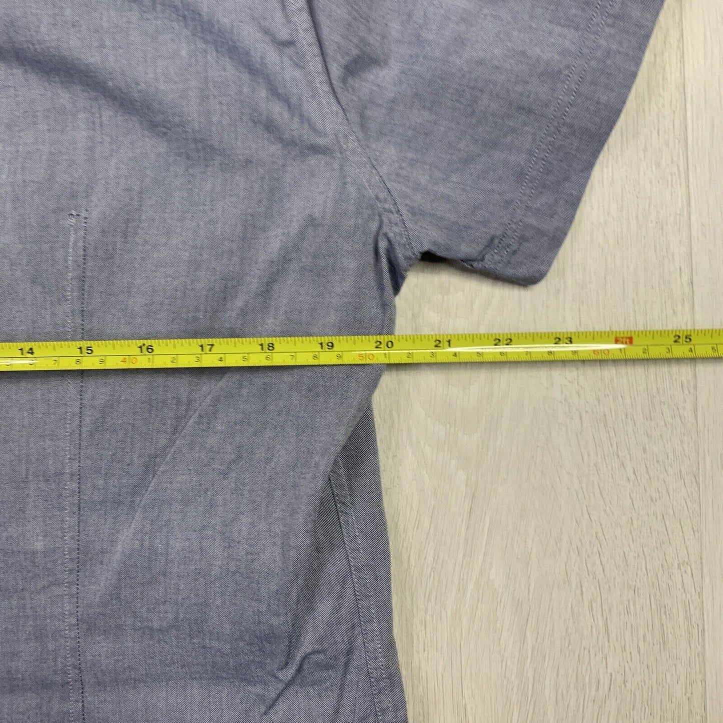 R.M Williams Mens Blue Collared Shirt Size Large