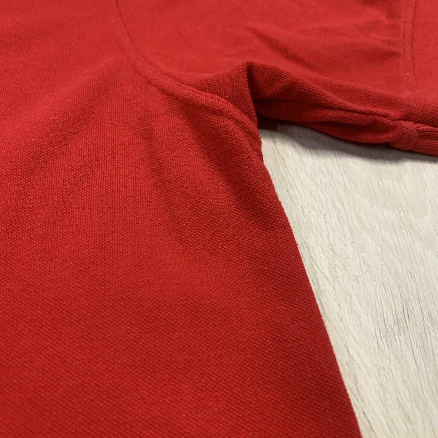 JEEP Mens Red Polo Shirt Size Large