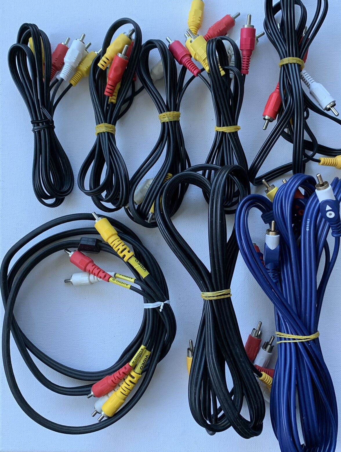 RCA AV Cables Male To Male TV Cables - x8 Cables