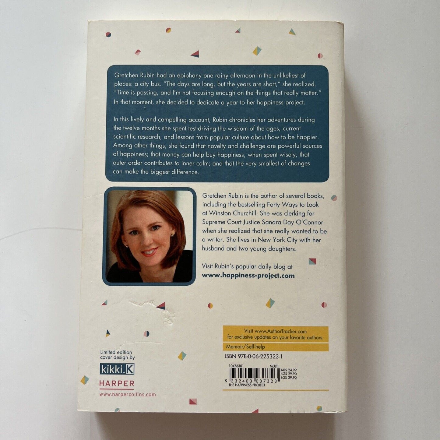 The Happiness Project By Gretchen Rubin Kikki.K Limited Edition Design Paperback