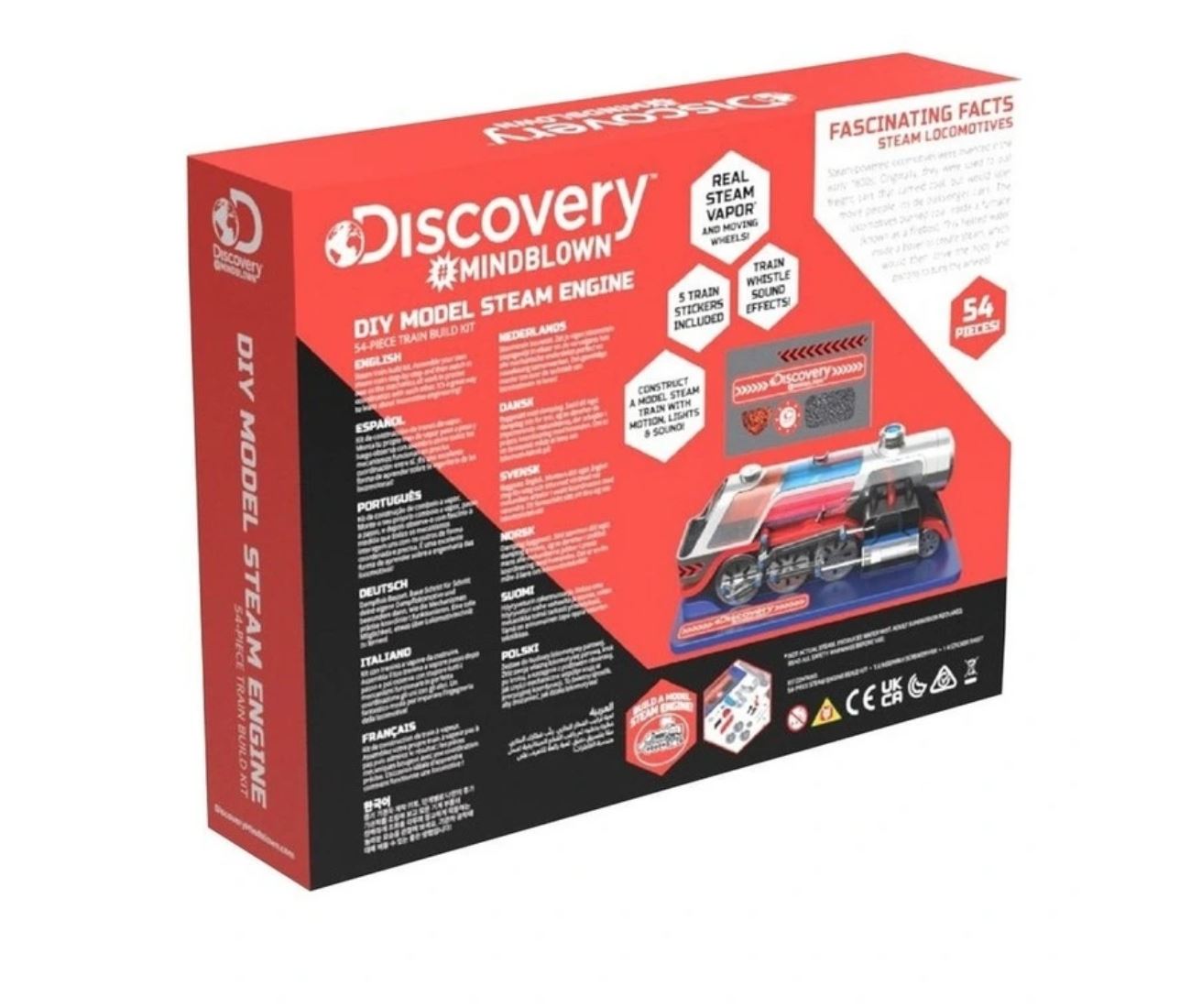 Discovery #Mindblown DIY Model Steam Train Engine Kit - STEM Educational Toys
