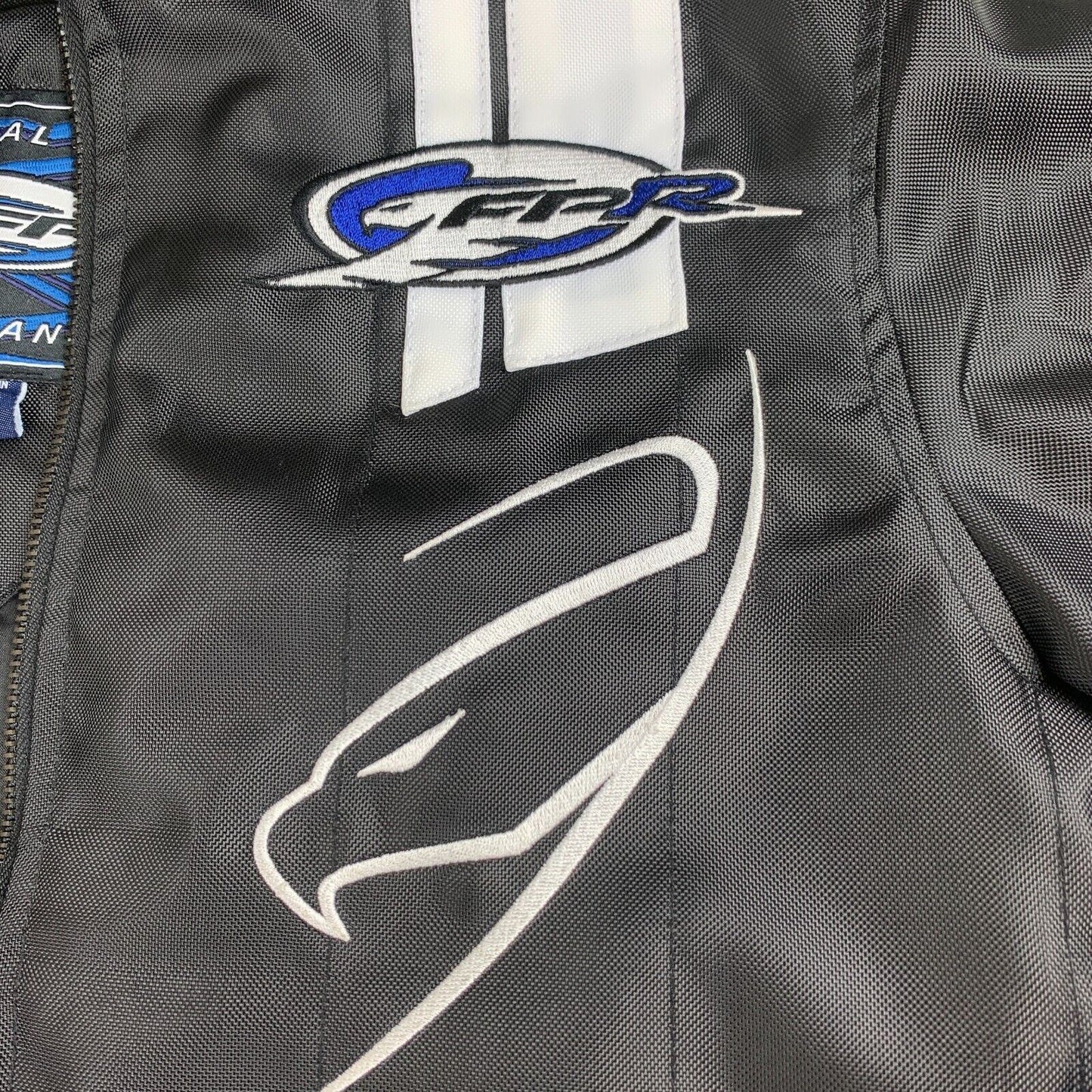 Ford FPR Ford Performance Racing Women's Black Biker Jacket Size 10