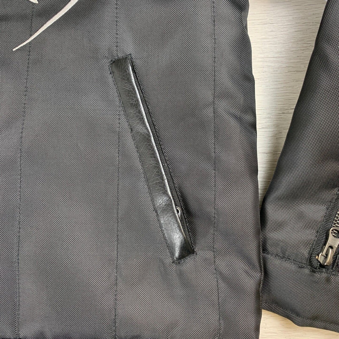 Ford FPR Ford Performance Racing Women's Black Biker Jacket Size 10