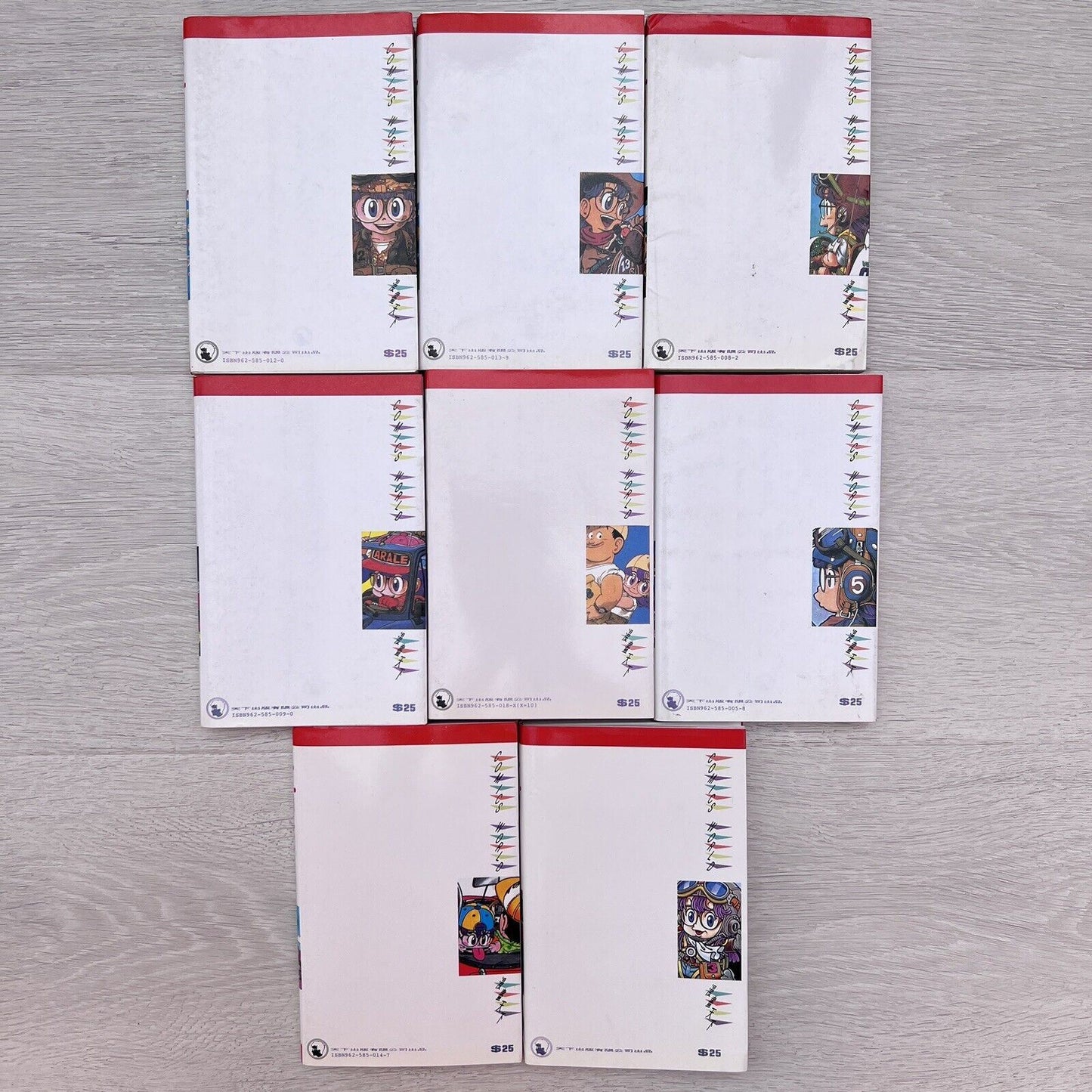 Dr. Slump I.Q Akira Toriyama Manga Series Volumes 3, 5, 8, 9, 12, 13, 14 &18 JAP