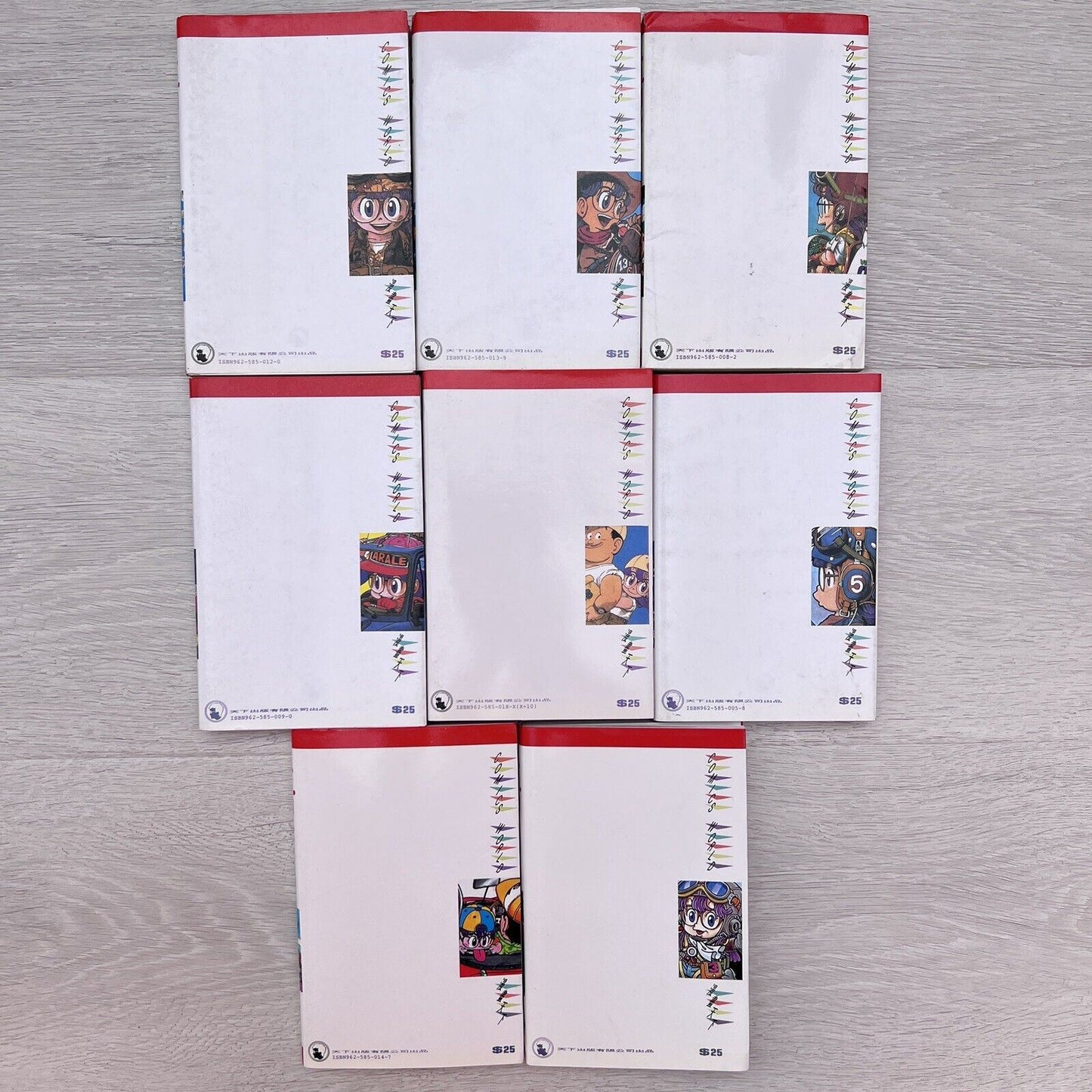 Dr. Slump I.Q Akira Toriyama Manga Series Volumes 3, 5, 8, 9, 12, 13, 14 &18 JAP