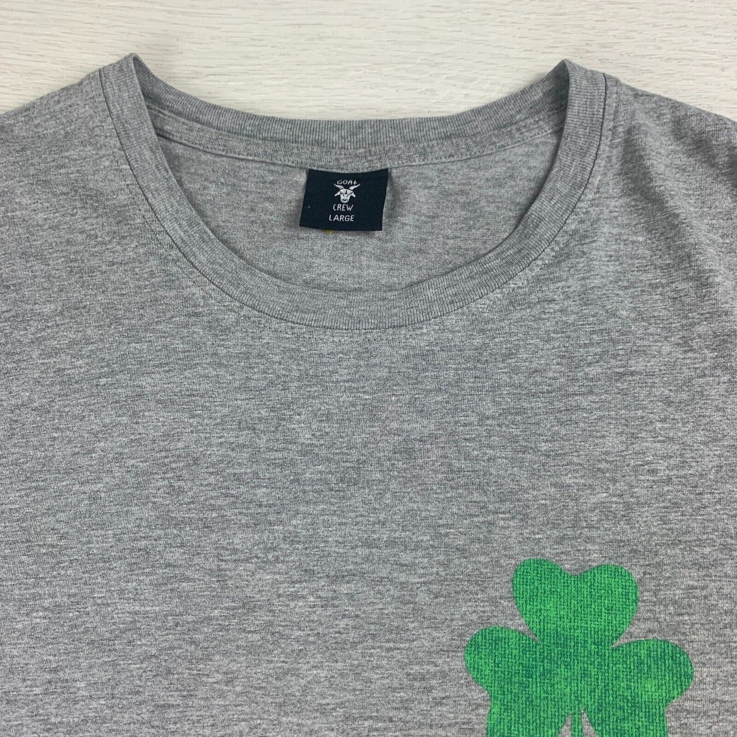 Goat Crew Team Conor McGregor Mens Grey T-Shirt Size Large