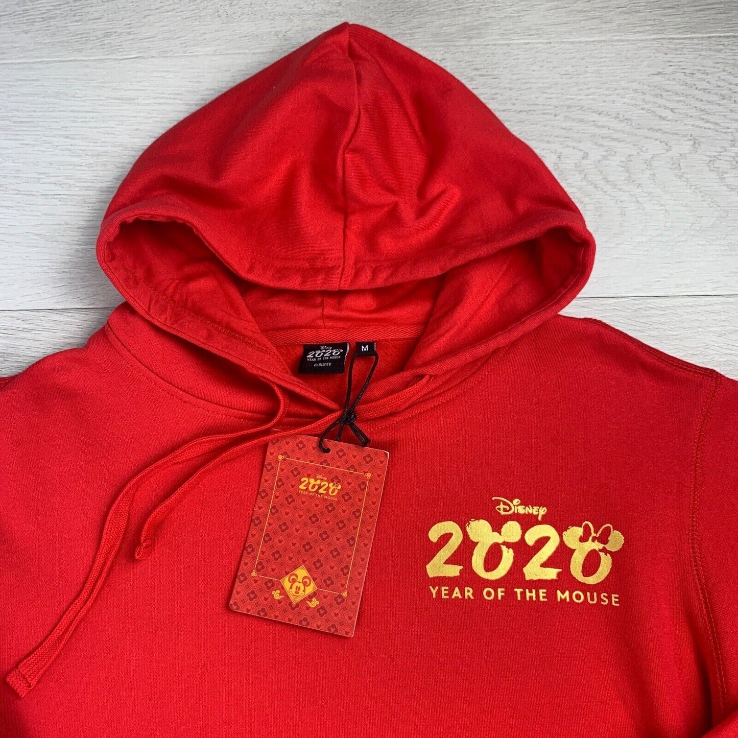 Disney Chinese New Year 2020 Year of the Mouse Mens Hoodie Size M (New)