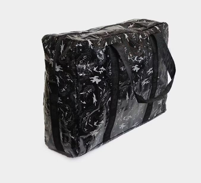 Culture Kings Not For Sale (NFS) Large Black Paisley Tarp Bag