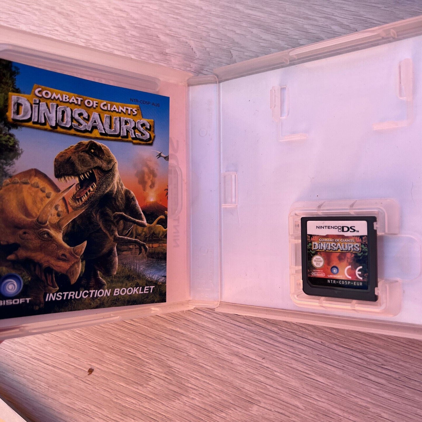 Nintendo DS Game Bundle - Disney Friends, Combat of Giants: Dinosaurs, Brain Tra