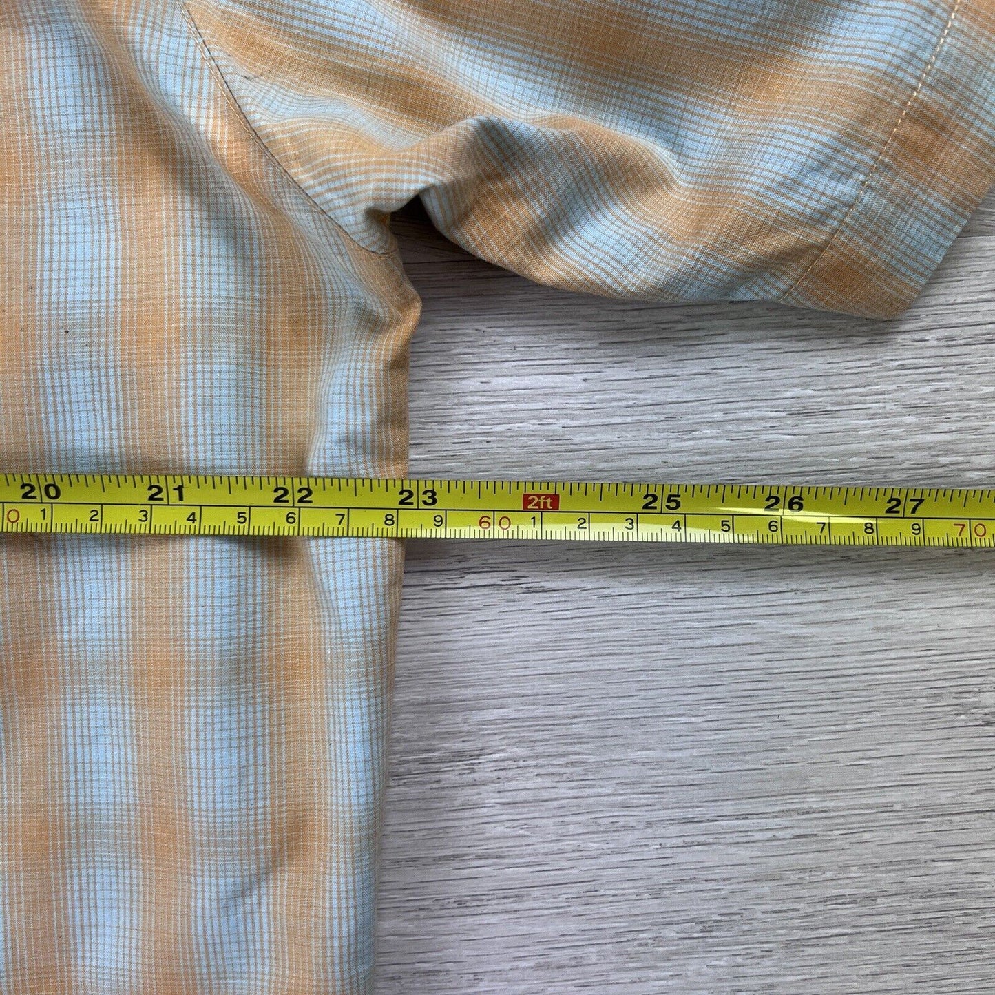 Vintage Mambo Checkered Button Up Mens Shirt Size Large
