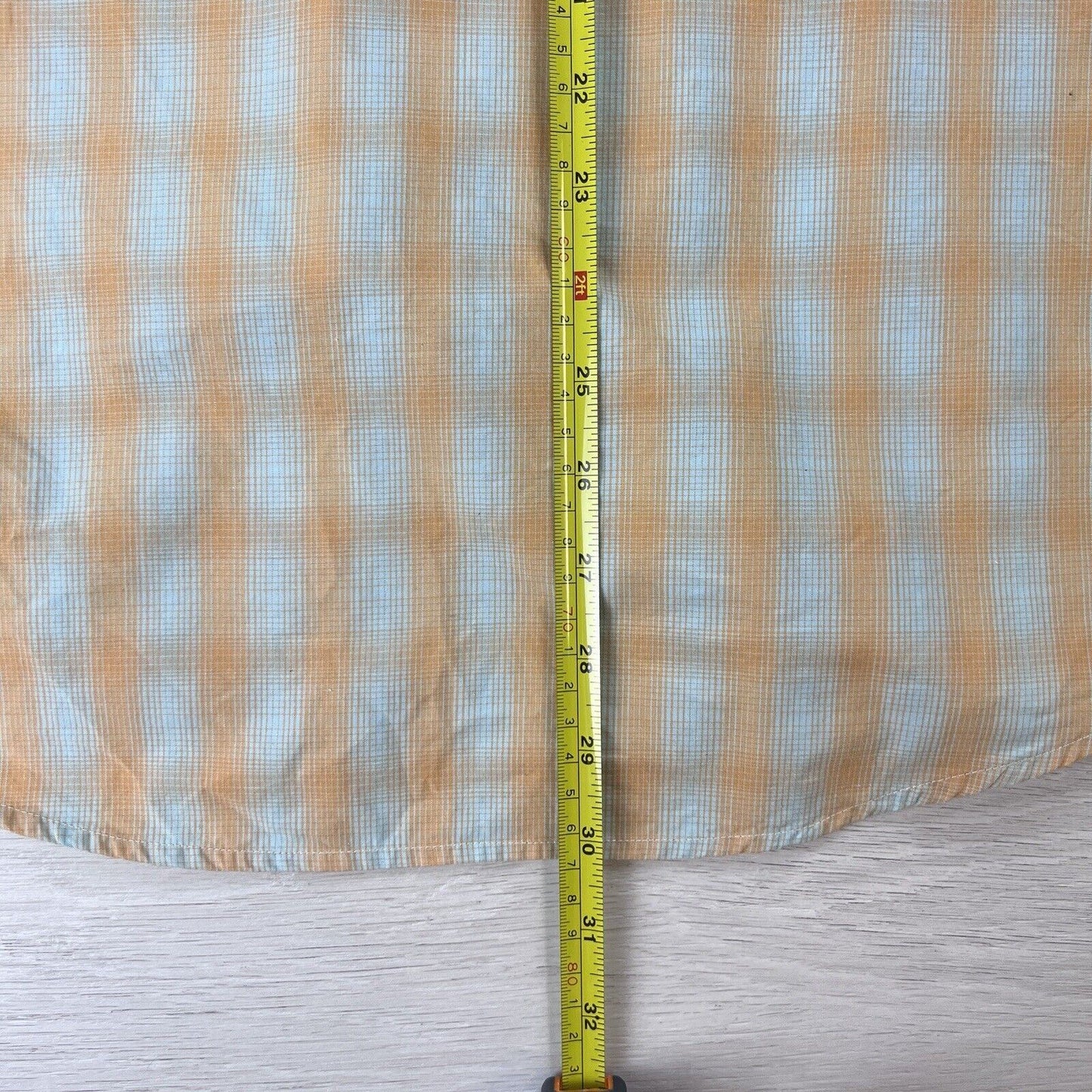 Vintage Mambo Checkered Button Up Mens Shirt Size Large