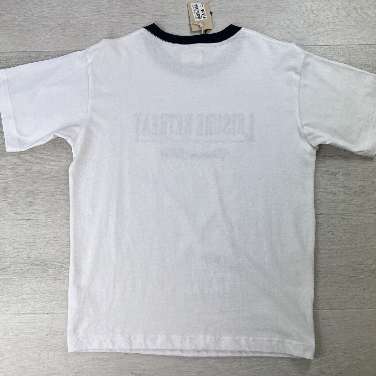 Common Need Boxy Fit Oversized Womens White T-Shirt Size XS