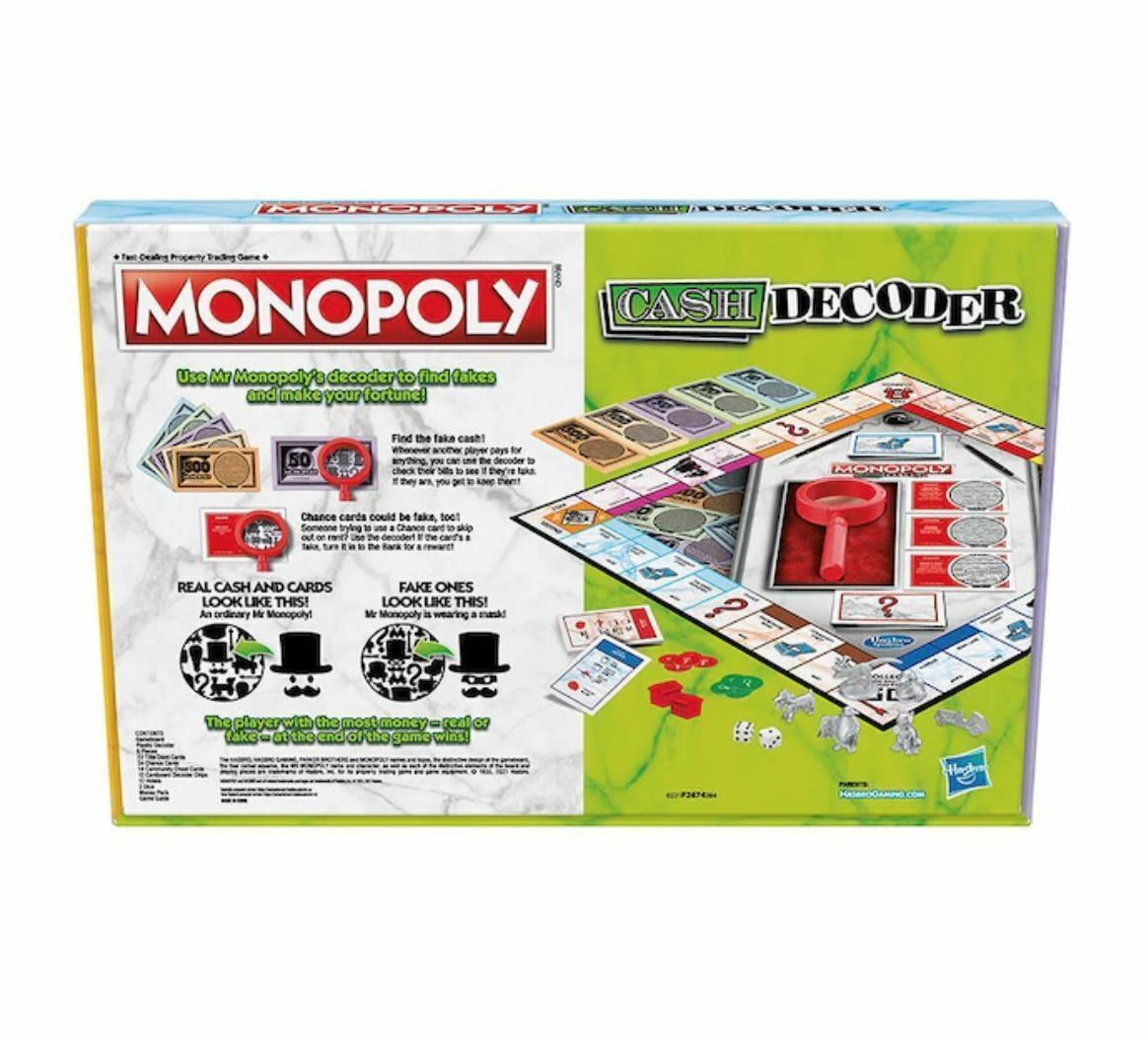 Monopoly Cash Decoder Board Game BRAND NEW