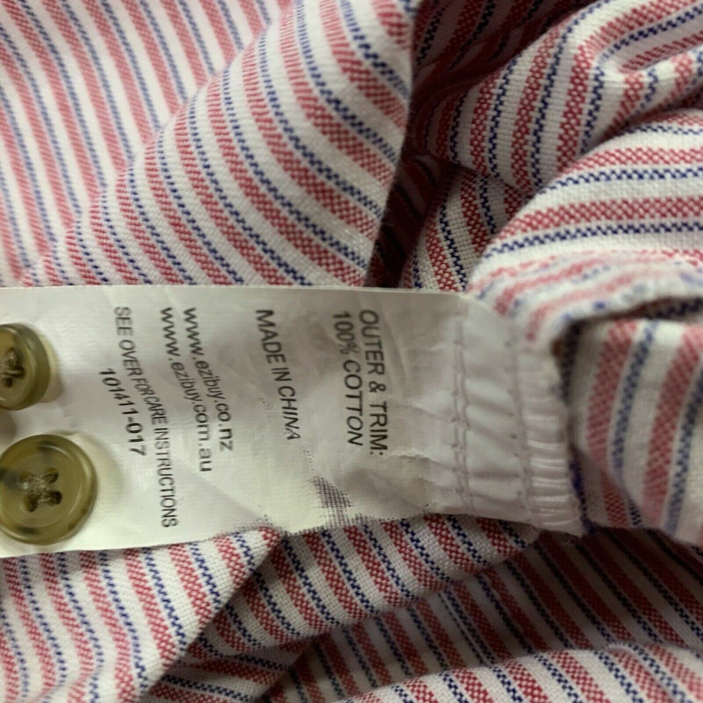 Southcape Mens Classic Fit Long Sleeve Button Up Striped Shirt Size XXL