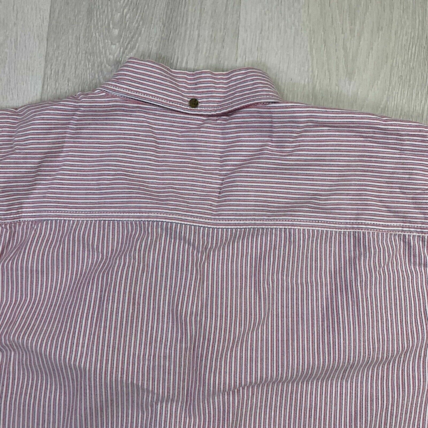Southcape Mens Classic Fit Long Sleeve Button Up Striped Shirt Size XXL