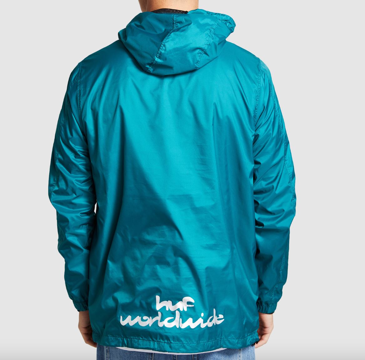 Huf Mens Anorak Windbreaker Jacket Size Large