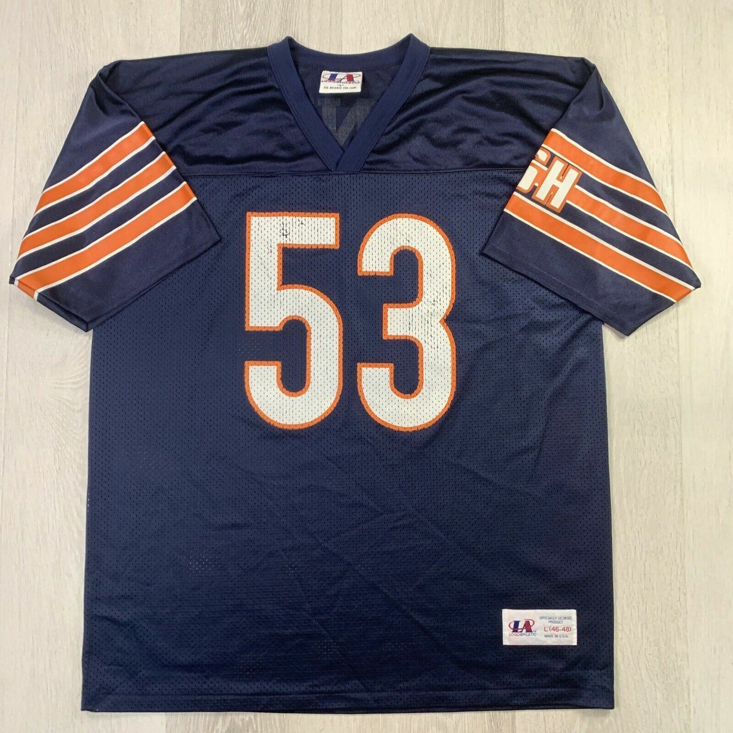 Logo Athletic NFL Chicago Bears Gridiron Jersey Size L #53 Jones