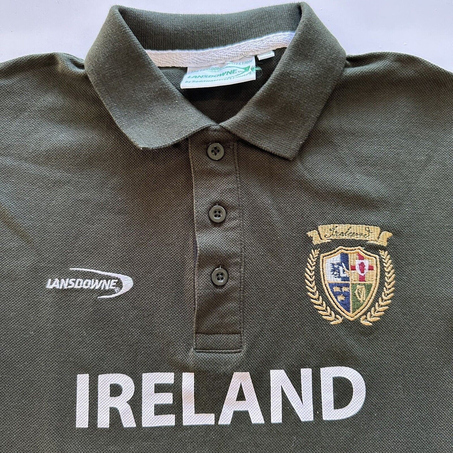 Lansdowne Ireland Boys Polo Shirt Size 9-10 Years
