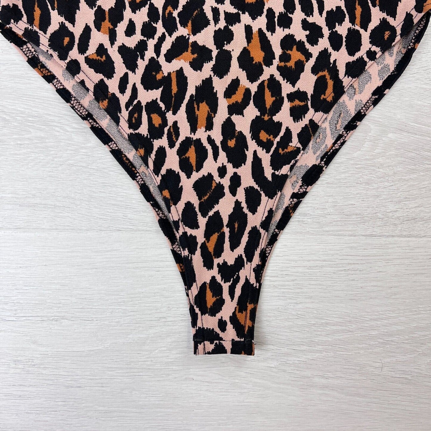 Boohoo Night Animal Print Leotard Size US 10