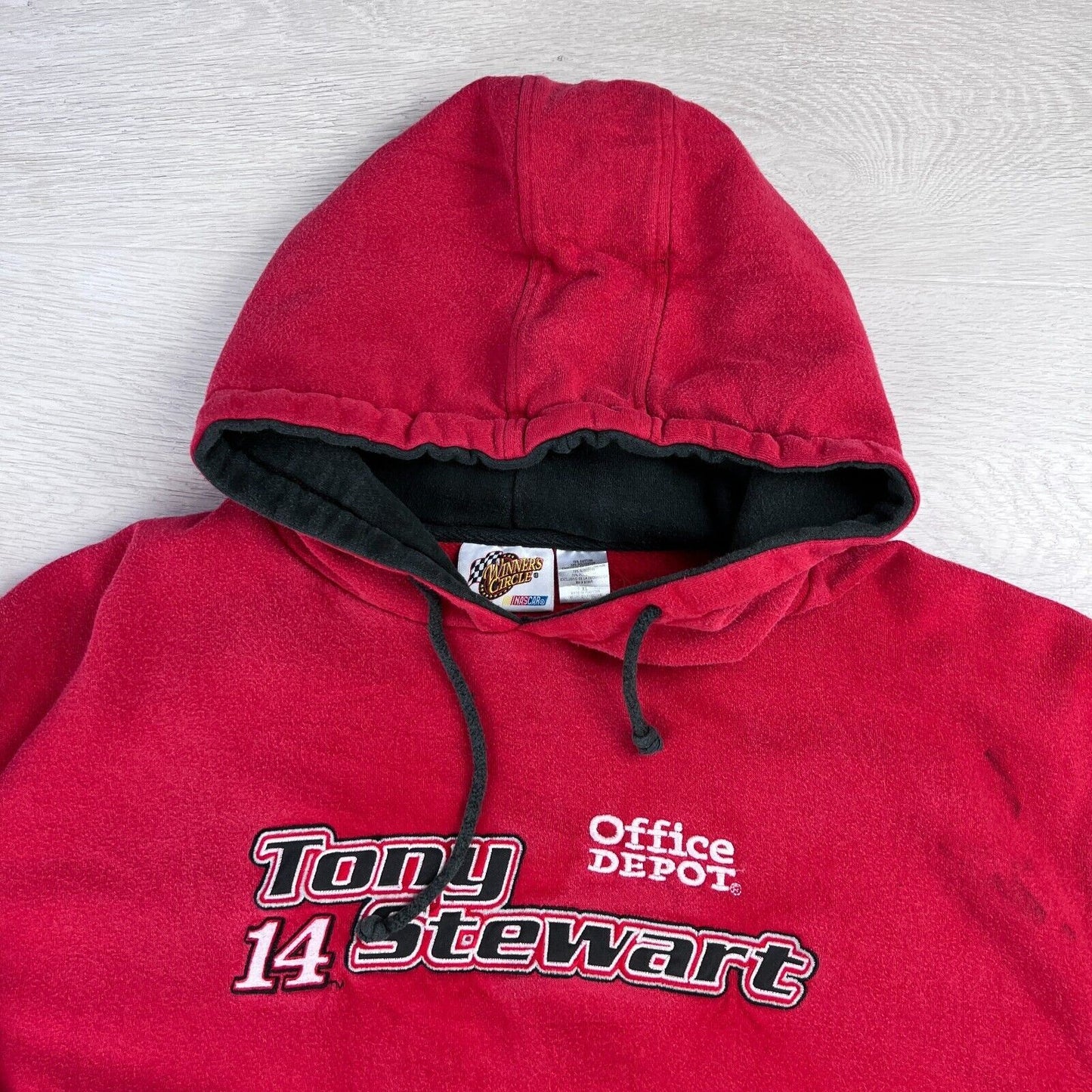 Nascar Winners Circle Tony Stewart Mens Pullover Hoodie Size XL