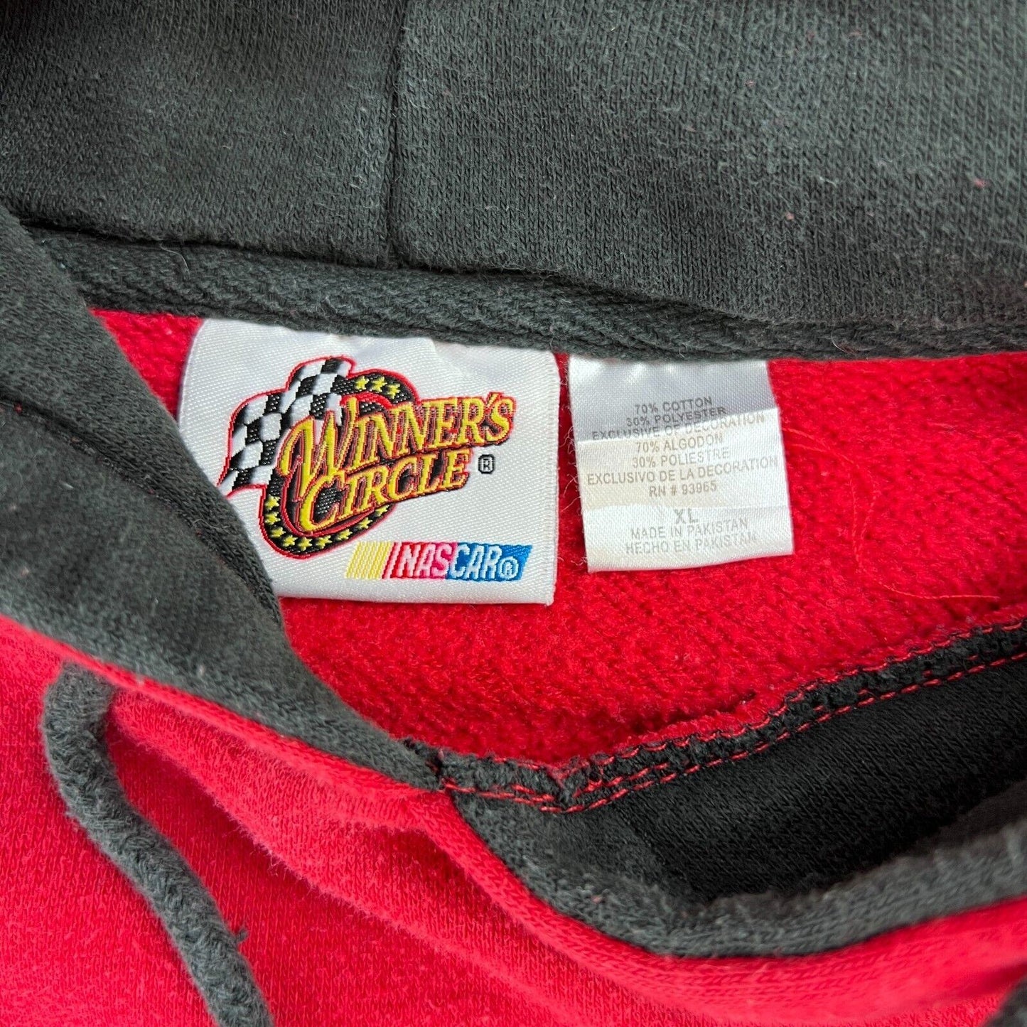 Nascar Winners Circle Tony Stewart Mens Pullover Hoodie Size XL