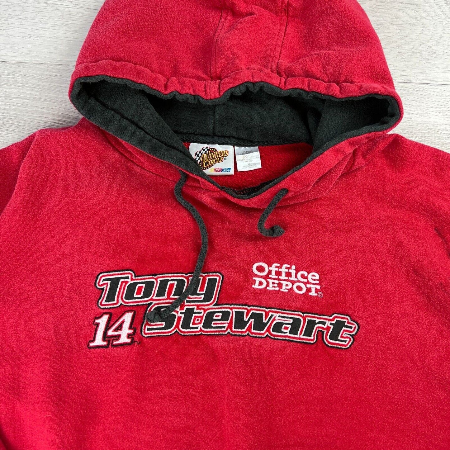 Nascar Winners Circle Tony Stewart Mens Pullover Hoodie Size XL