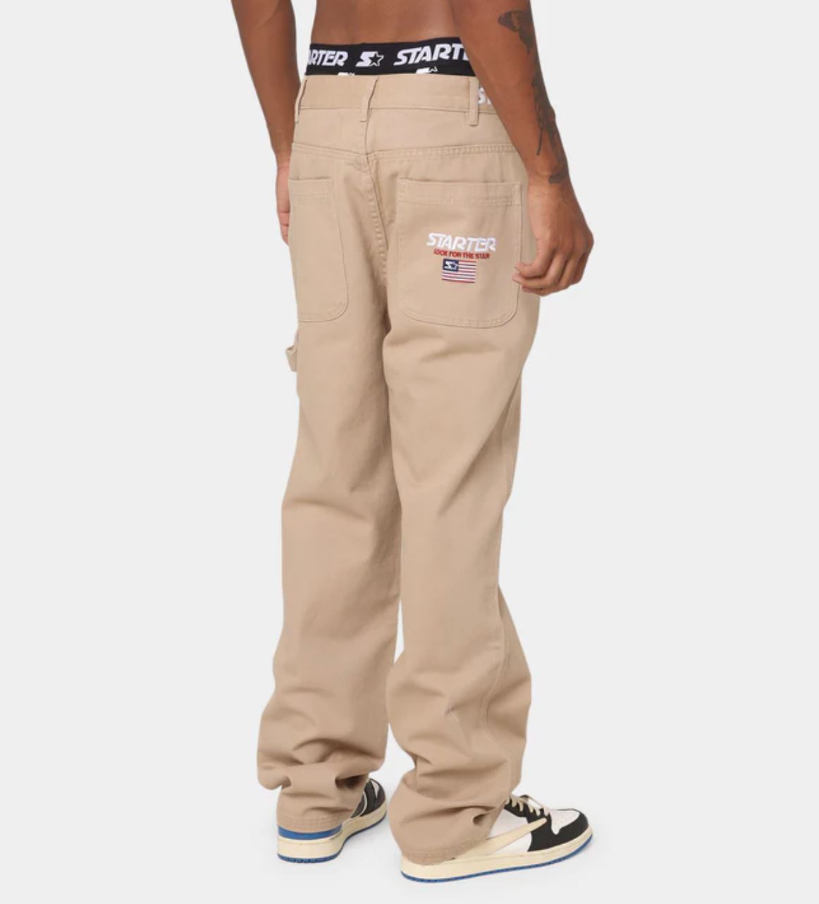 STARTER 95' Relaxed Mens Chino Pants Sand Size 32
