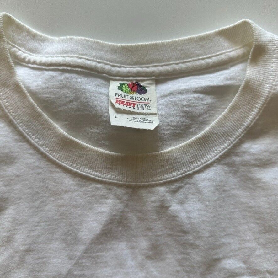 Alcatraz Dig Dash Swim Triathlon Mens White T-Shirt Size L