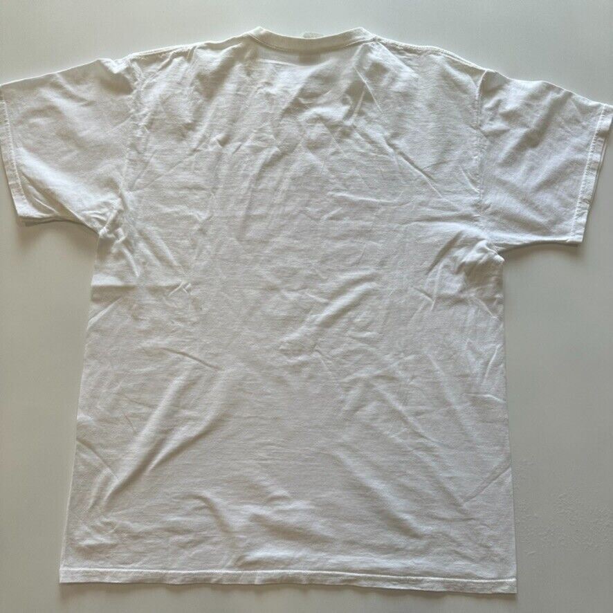Alcatraz Dig Dash Swim Triathlon Mens White T-Shirt Size L