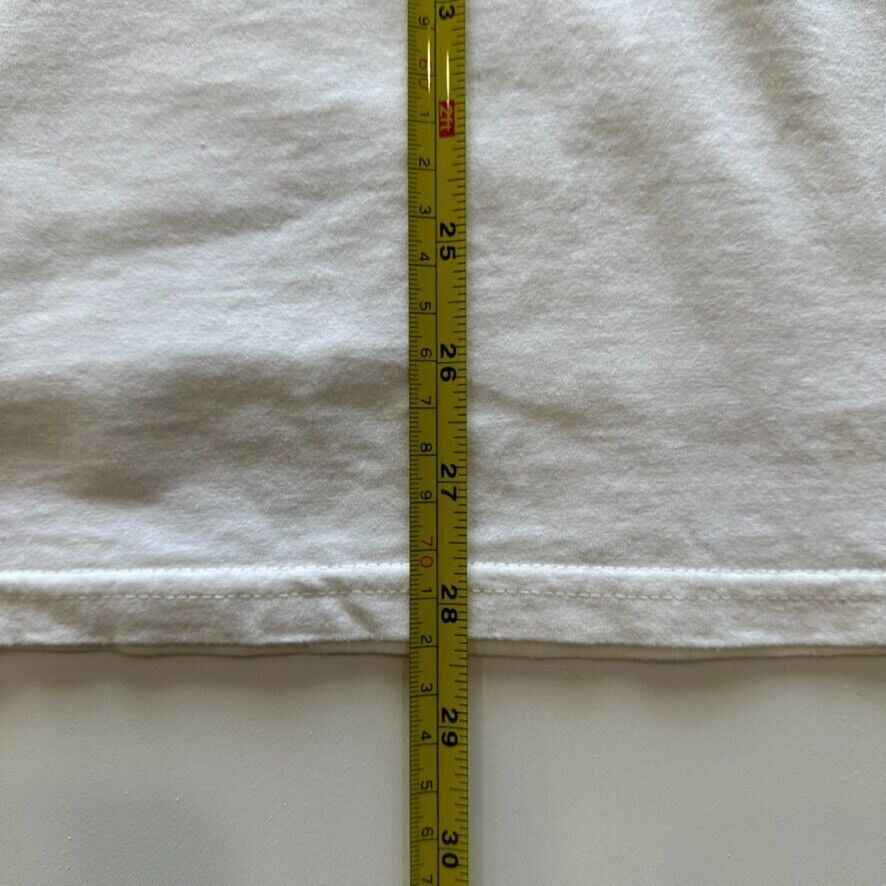 Alcatraz Dig Dash Swim Triathlon Mens White T-Shirt Size L