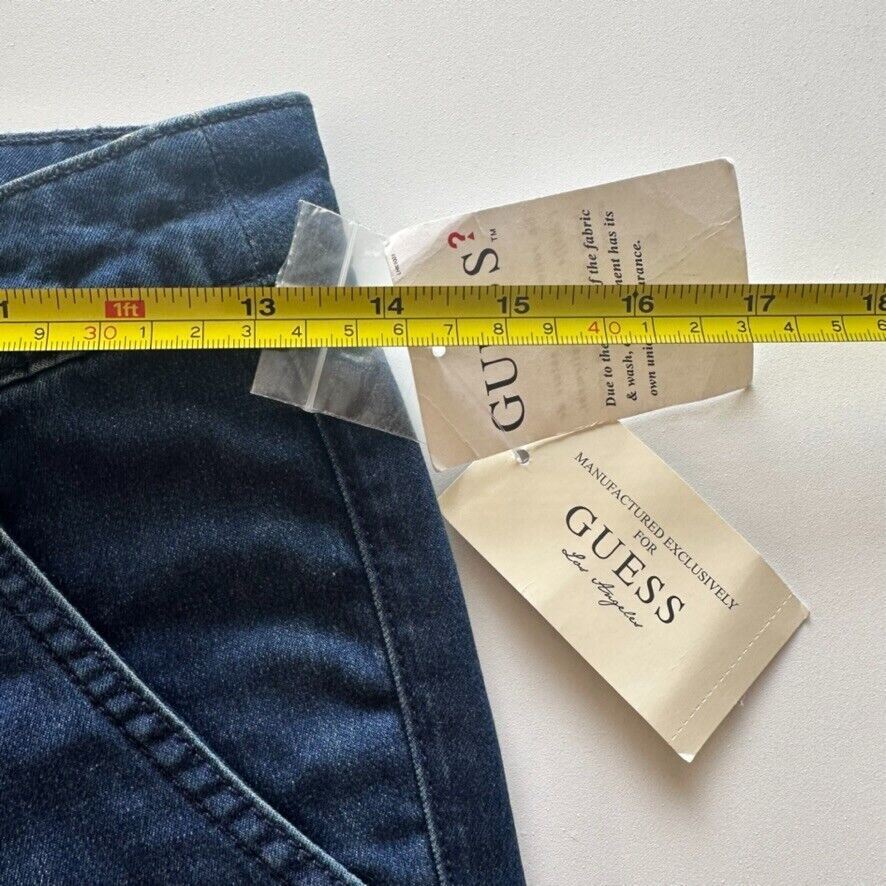 Guess Womens Signature Blue Denim Slim Fit Size 25 (New)
