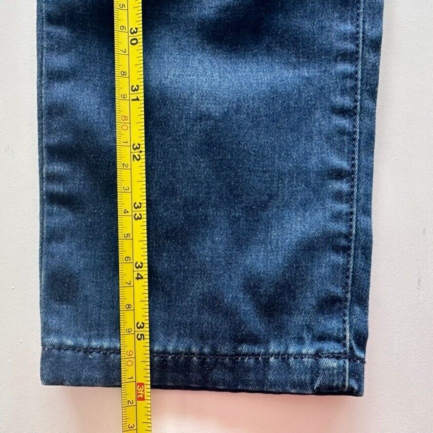 Guess Womens Signature Blue Denim Slim Fit Size 25 (New)