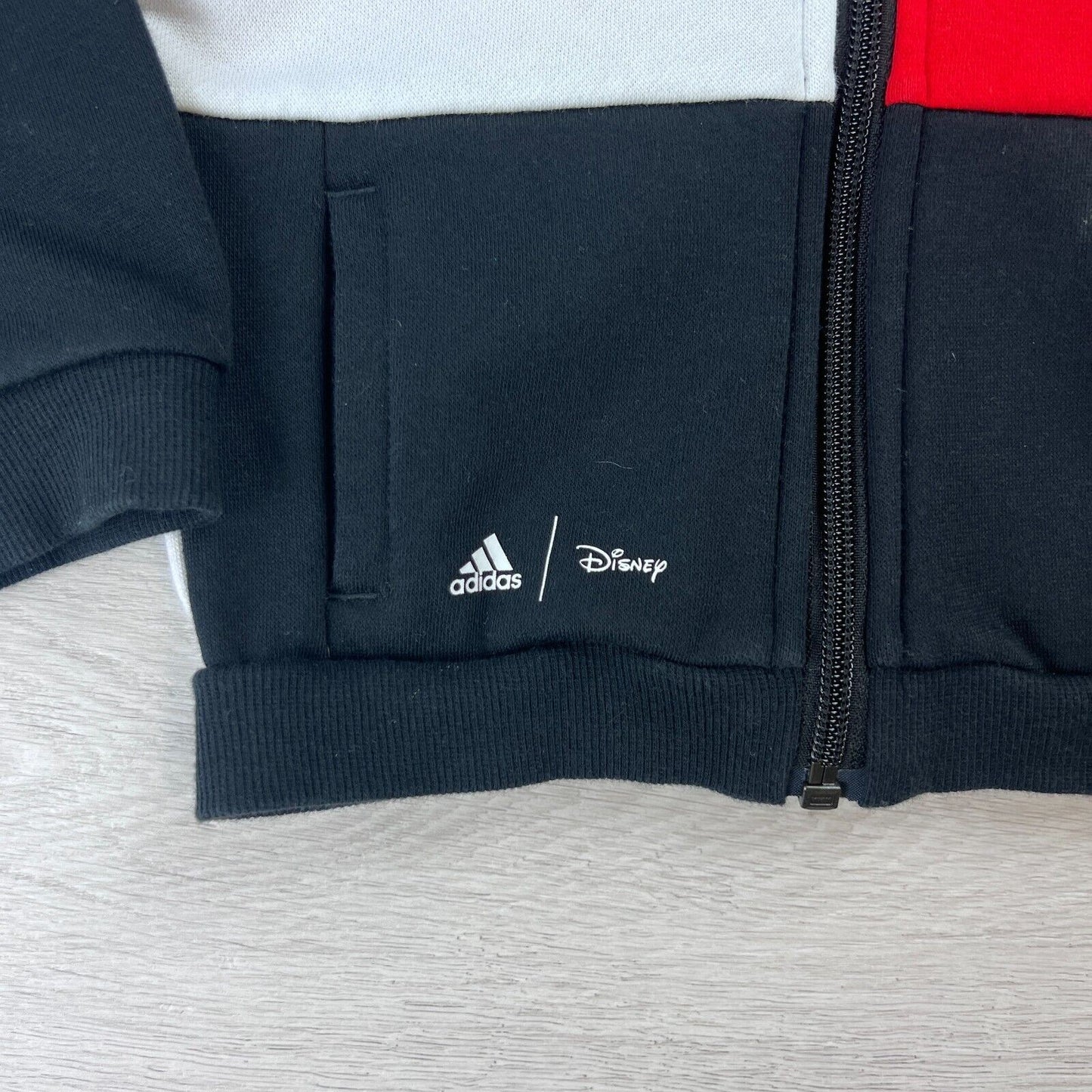 adidas x Disney Mickey Mouse Kids Tracksuit Jacket Size 6-9 Months