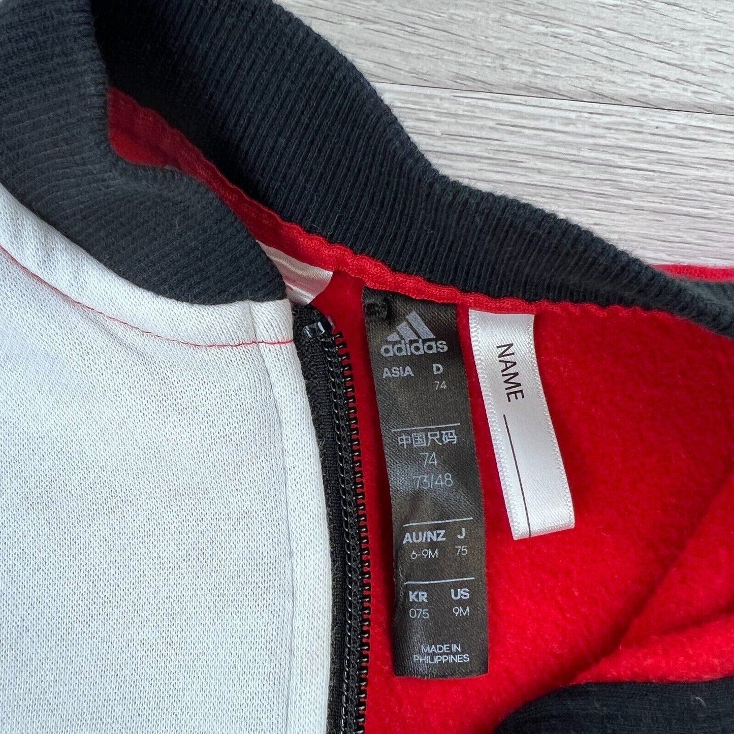 adidas x Disney Mickey Mouse Kids Tracksuit Jacket Size 6-9 Months