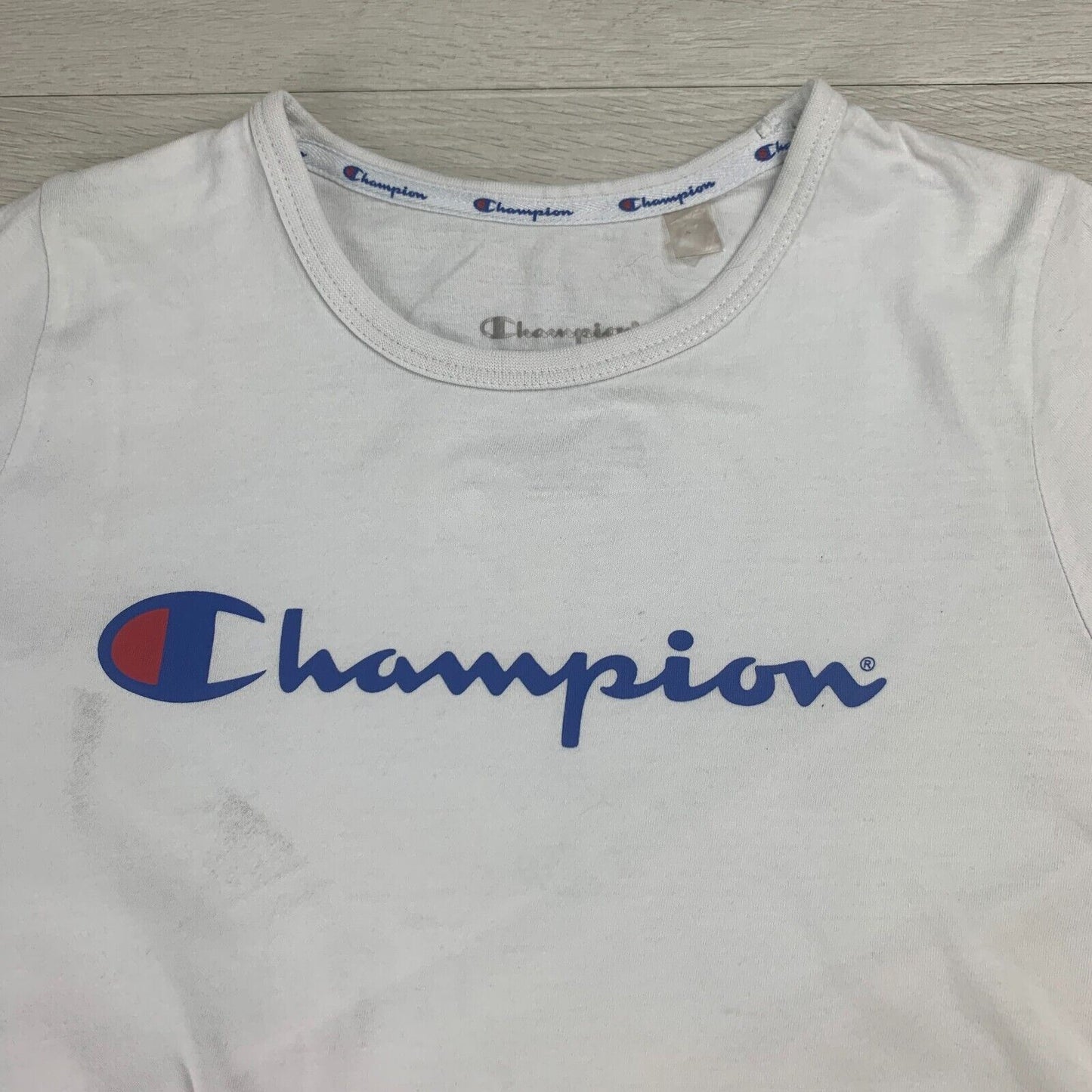 Champion Youth White T-Shirt Size 10 Years