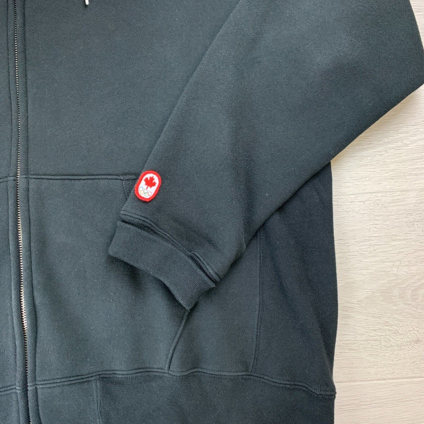 Hudson's Bay Company Olympics Team Canada Mens Black Hoodie Size XL
