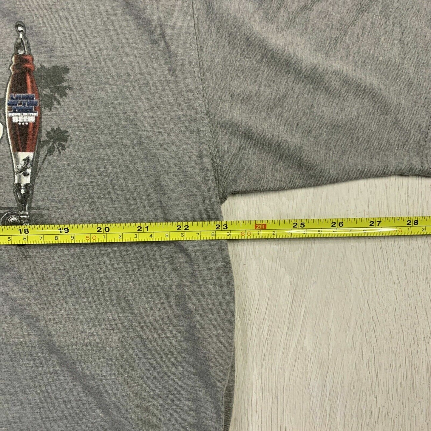 Newport Blue Beer Mens Grey T-Shirt Size XL