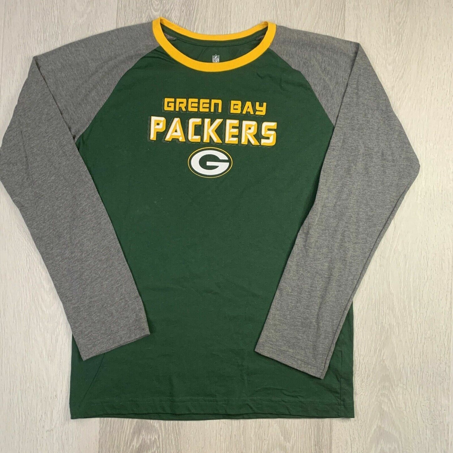 NFL Green Bay Packers Boys Long Sleeve T-Shirt Size 14-16 Years