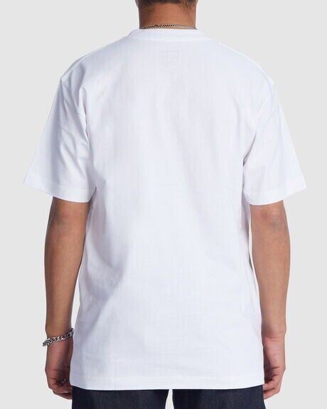 DC Shoes University Of Life Mens White T-Shirt Size Large (NEW)