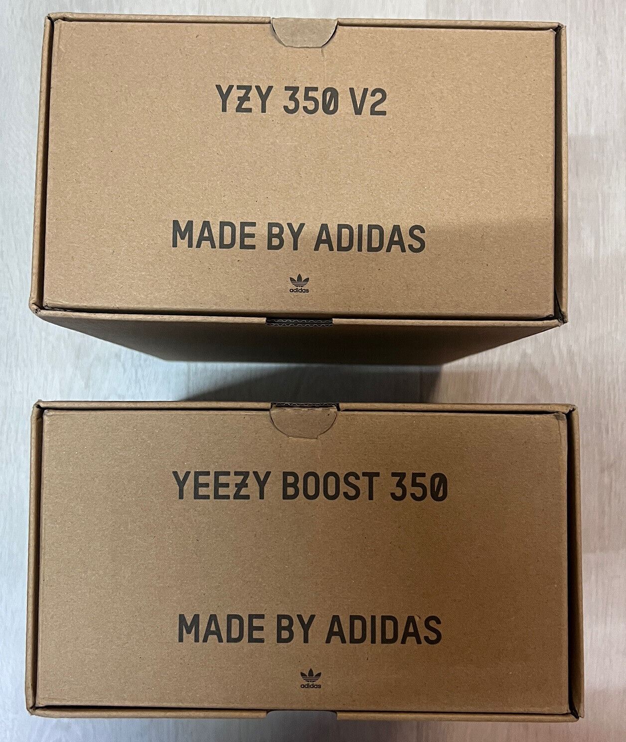 adidas Yeezy Boost Boxes 350 & Yzy 350 V2 (2 x Boxes) **BOXES ONLY**