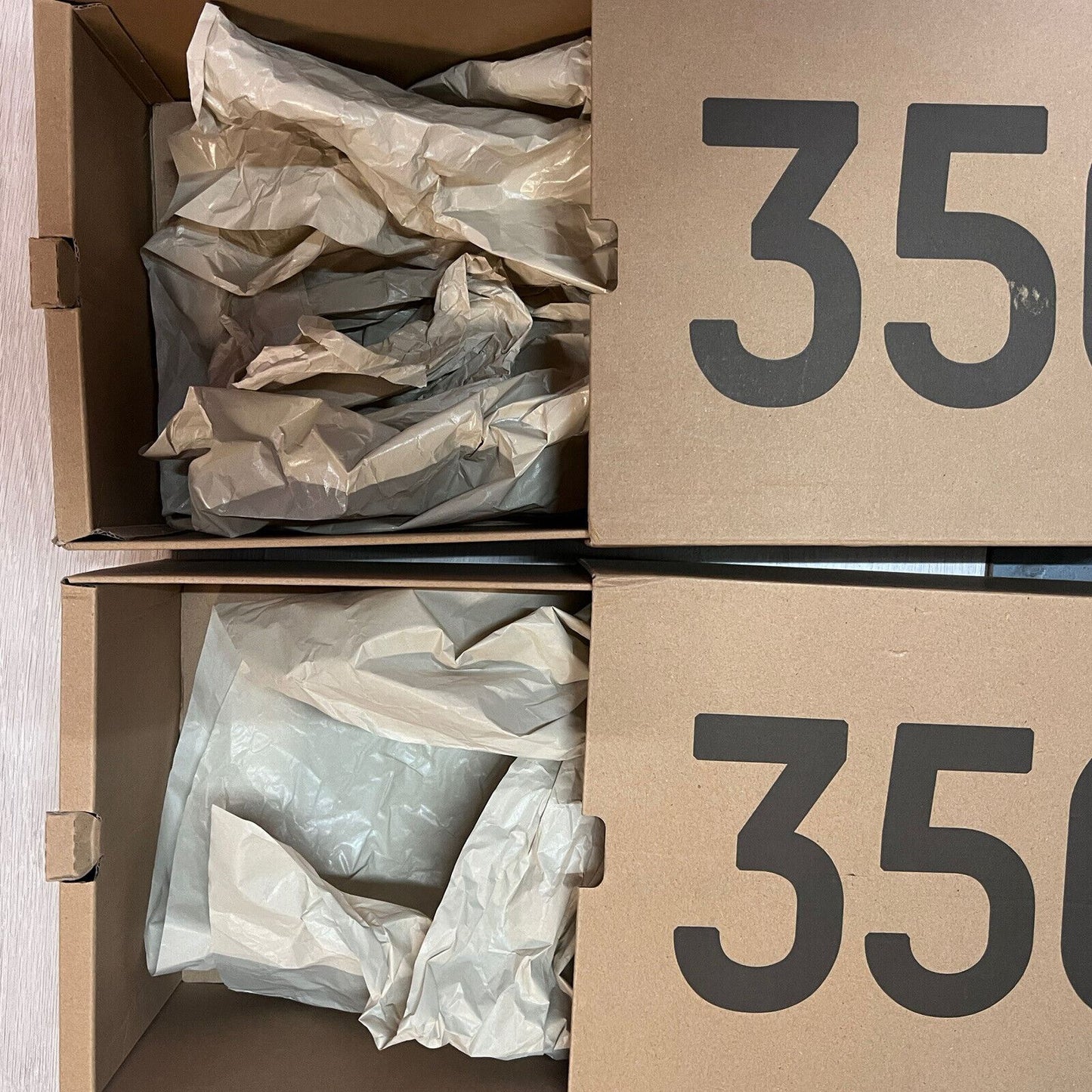 adidas Yeezy Boost Boxes 350 & Yzy 350 V2 (2 x Boxes) **BOXES ONLY**