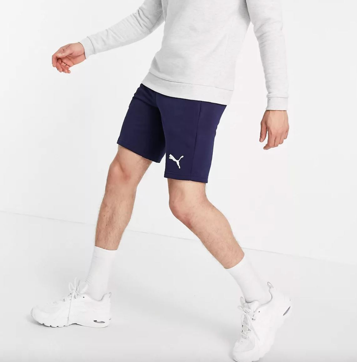 Puma Navy 10 inch Sweat Shorts Size Medium