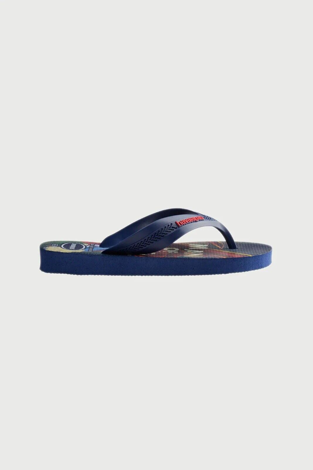 Havianas Kids Max Heroes SuperMan Navy Flip Flops Thongs Size EU 23/24 / US 7