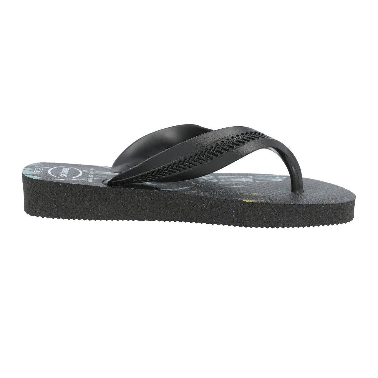 Havianas Kids Max Heroes Batman Black Flip Flops Thongs Size EU 25/26 - US 9