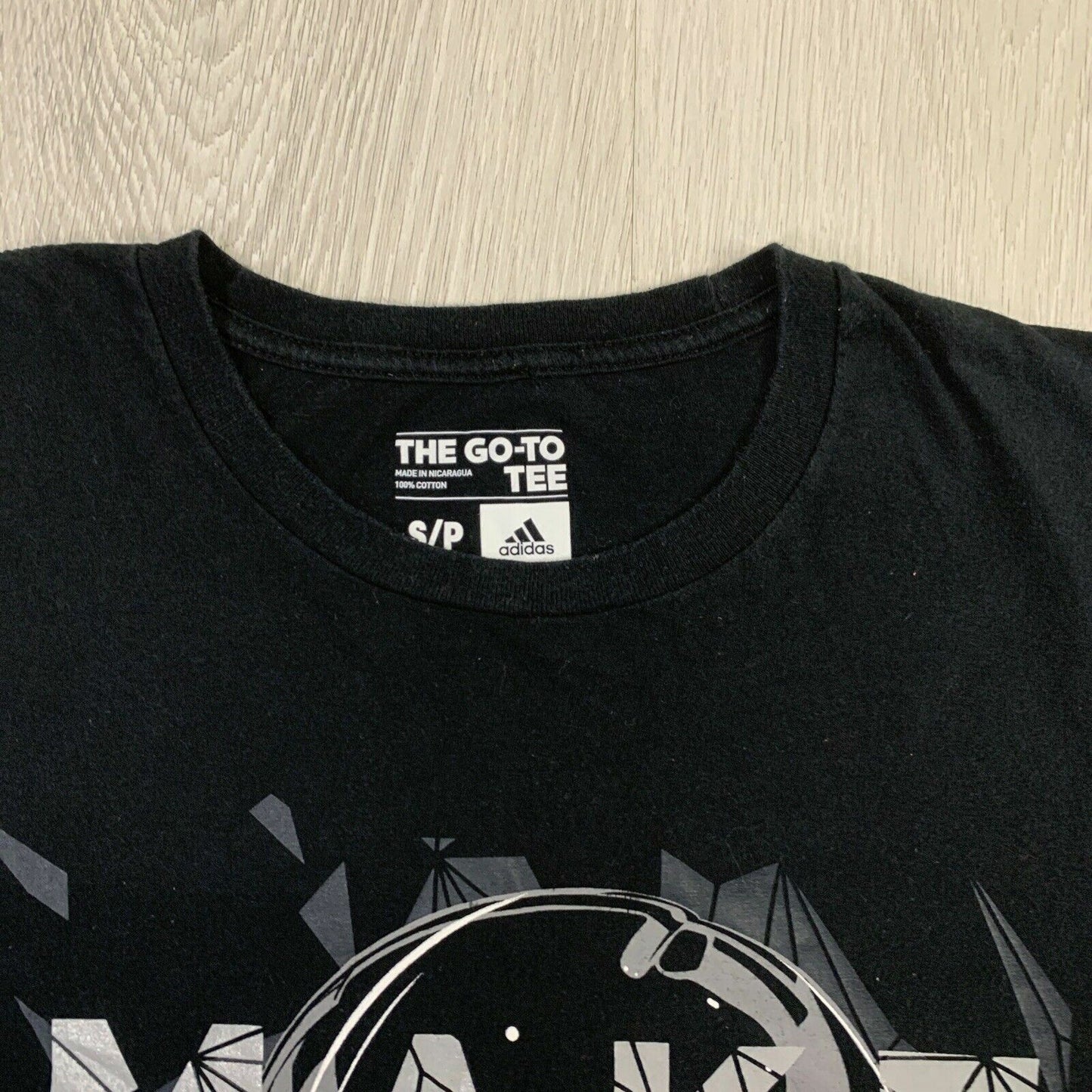 adidas Mens Gridiron 'Make Havoc' Black T-Shirt Size Small
