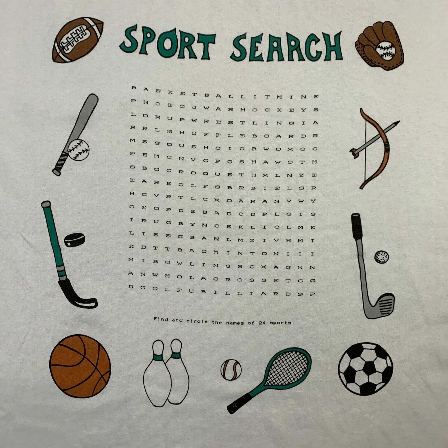 Delta Sport Search Mens White T-Shirt Size XL